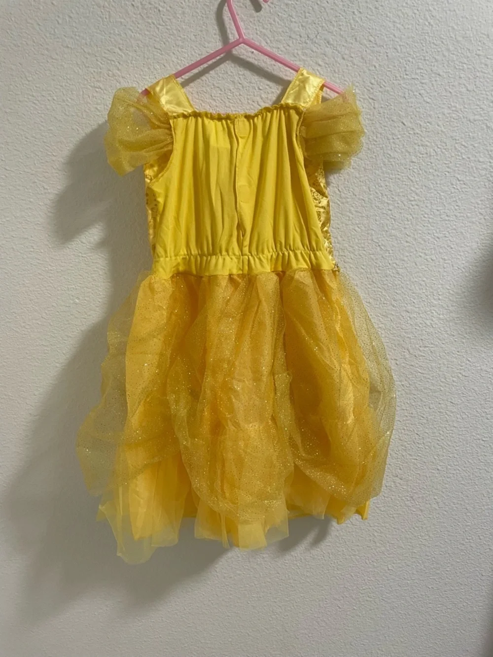 Disney Golden Princess Tulle Dress with Floral Accents
